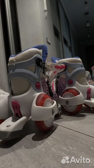 Ролики детские раздвижные устойчивые