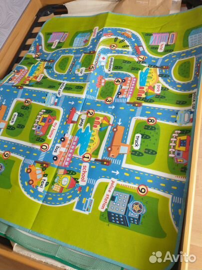 Домик палатка для девочки и коврик для мальчика