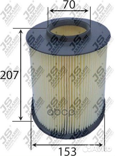A0457 JS Asakashi Фильтр воздушный A0457 JS Asa