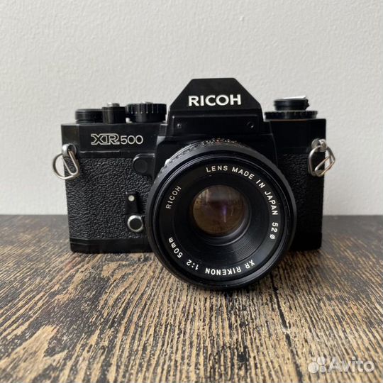 Ricoh XR500 1:2 50 mm пленочный фотоаппарат