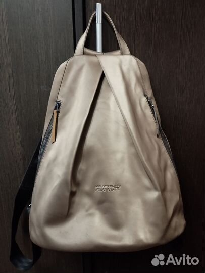 Рюкзак Los Angeles Polo club беж.золото