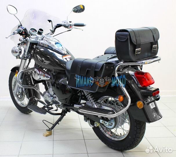 Мотоцикл Motoland Wolf 250 с кофрами