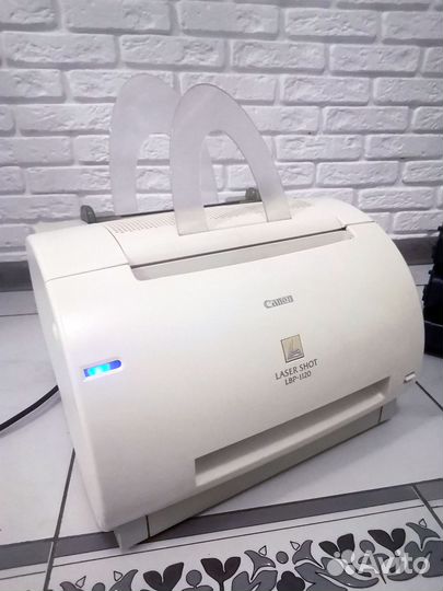 Принтер Canon LBP-1120 и 4 картриджа, A4 10стр/мин