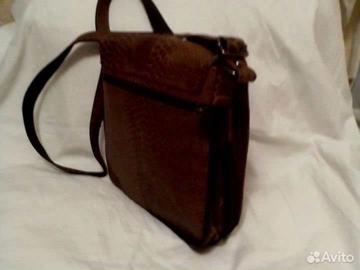Мужская кожаная сумка через плечо