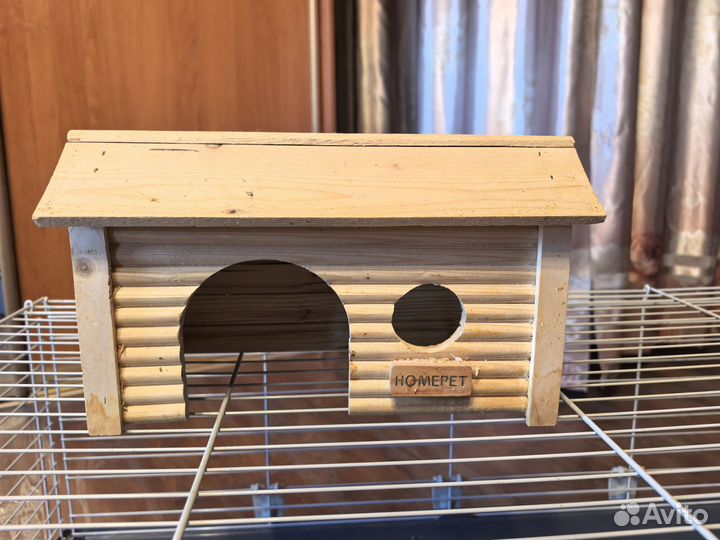 Клетка и домик для грызунов