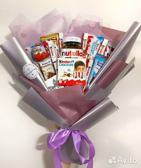 Сладкие букеты из любимых сладостей