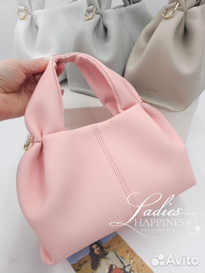 Сумка Polene Neuf Mini 4 цвета натуральная кожа