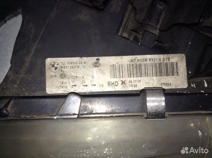 Фара левая BMW 7 E65/E66/E67 рест. 2006 6937241