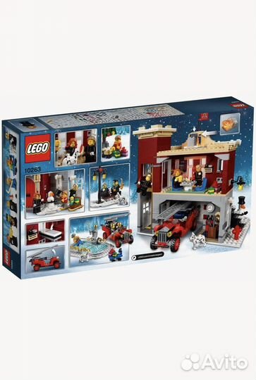 Lego Creator 10263 Пожарная часть в зимней деревне