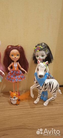 Куклы энчантималс с питомцем