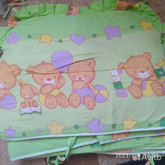 Бортики в детскую кроватку бу