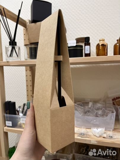 Коробка для диффузора крафт