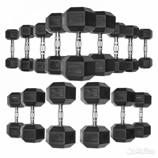 Гантельный ряд, гантели 600кг. В наличии и др.вес