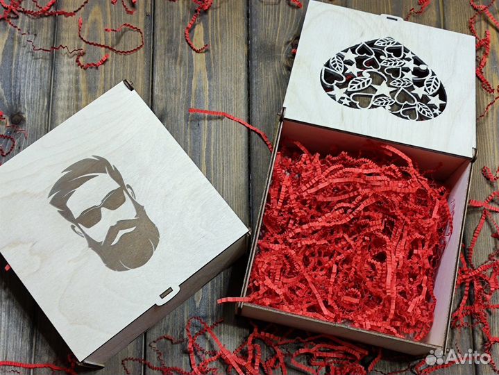 Подарочная коробка деревянная