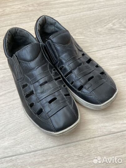 Туфли школьные кожаные 36р