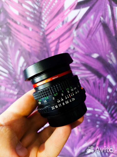 Объектив Vivitar wide angle 28mm f2.8