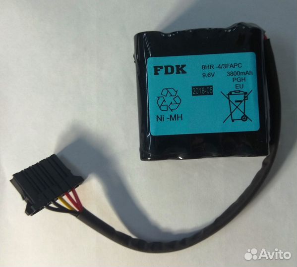Аккумуляторный блок FDK 8HR-4/3FAU PC 9,6V 3800mAh