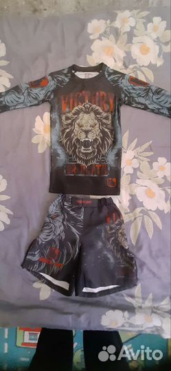 Рашгард и шорты для мма, детский