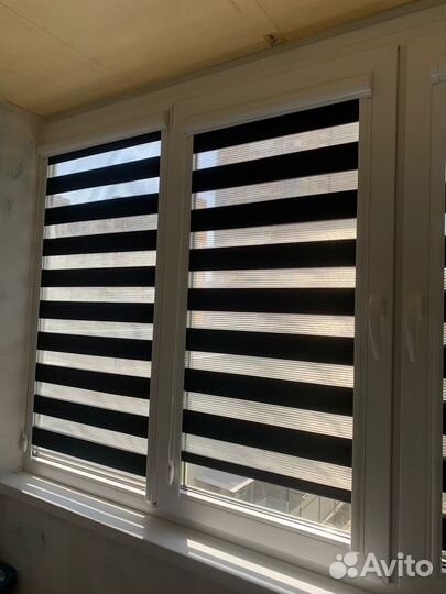 Рулонные шторы день ночь