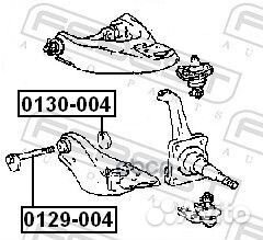 Болт с эксцентриком 0129004 Febest