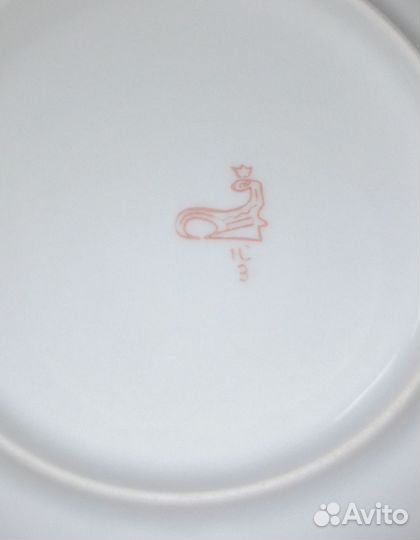 Тарелки СССР Богдановичский фарфоровый завод