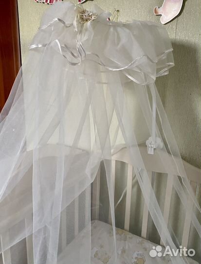 Балдахин в кроватку с держателем