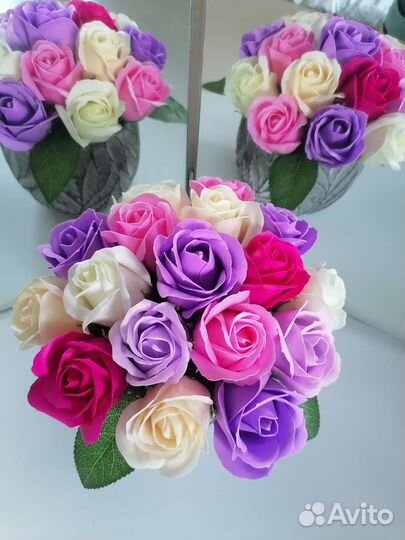 Букет из мыла