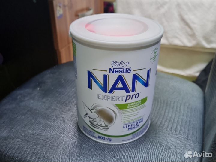 Смесь нан тройной комфорт нераспечатанная