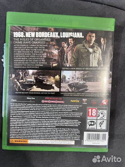 Mafia 3 Xbox One