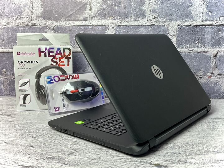 Старый игровой ноутбук HP / Intel / Trade-in