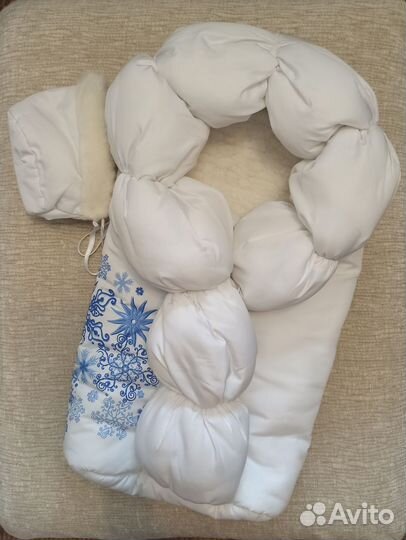 Конверт на выписку зимний для мальчика