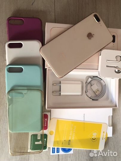 Телефон iPhone 8 plus 256 gb акб 100