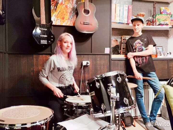 Уроки игры на барабанах. Занятия на ударных