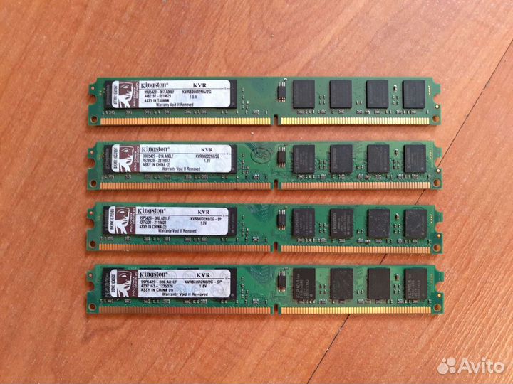 DDR2 по 2гб