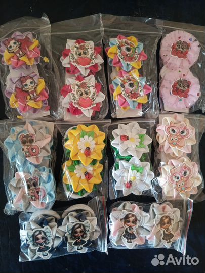 Резинки для волос ручной работы