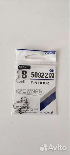 Крючки owner Япония в ассортименте