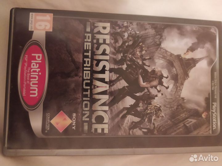 Resistance retribution Игра psp Umd лицензия