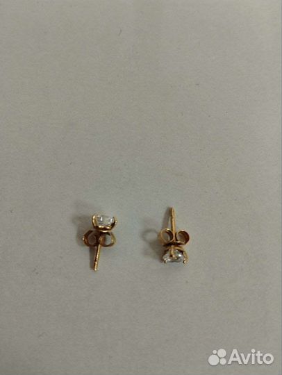 Золотые серьги