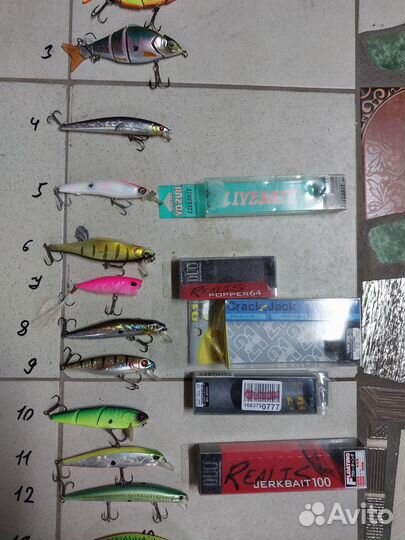 Японские воблеры бу