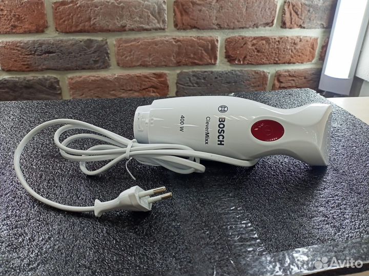 Погружной блендер Bosch MSM 24500, белый/красный