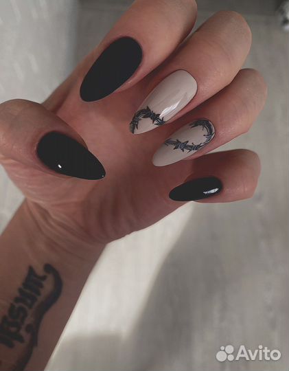 Наращивание ногтей, покрытие гель лаком