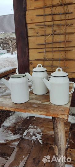 Кофейник эмалированный СССР