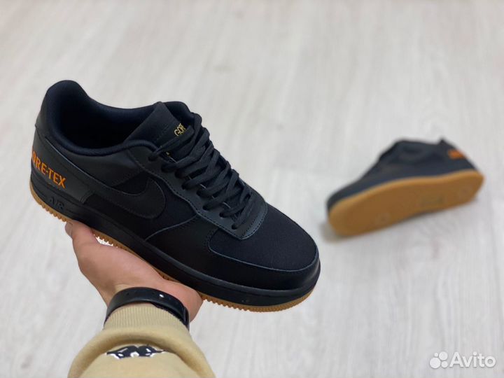 Кроссовки Nike Air Force 1 Gore-Tex Black (36-45)