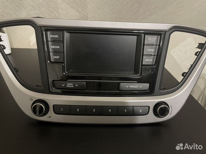 Головное устройство hyundai solaris 2