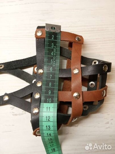 Намордник кожаный новый и Шлейка