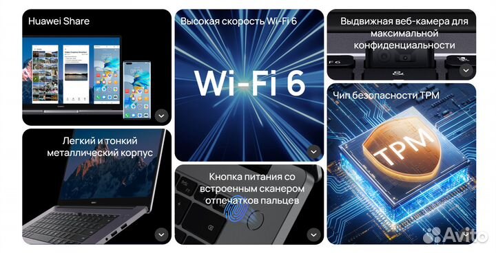 Ноутбук Huawei MateBook B3-520 i3/8Gb/256 Новый