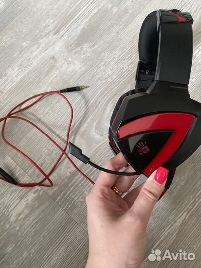 Компьютерная гарнитура,наушники A4Tech Bloody