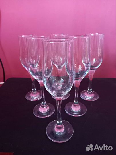 Фужеры стекло. Цена за все