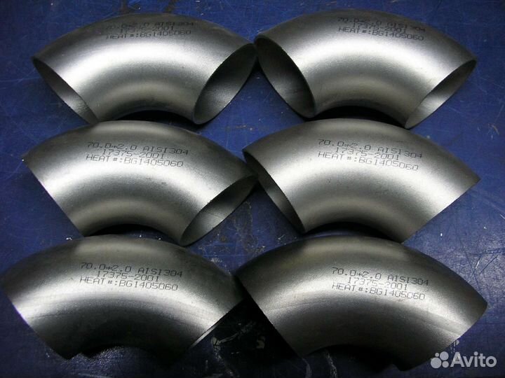 Отводы нержавеющие Ду204-Ду34, Aisi, Elbow