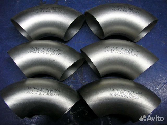 Отводы нержавеющие Ду204-Ду34, Aisi, Elbow